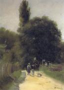 Pierre Renoir Landscape with Two Figures oil on canvas